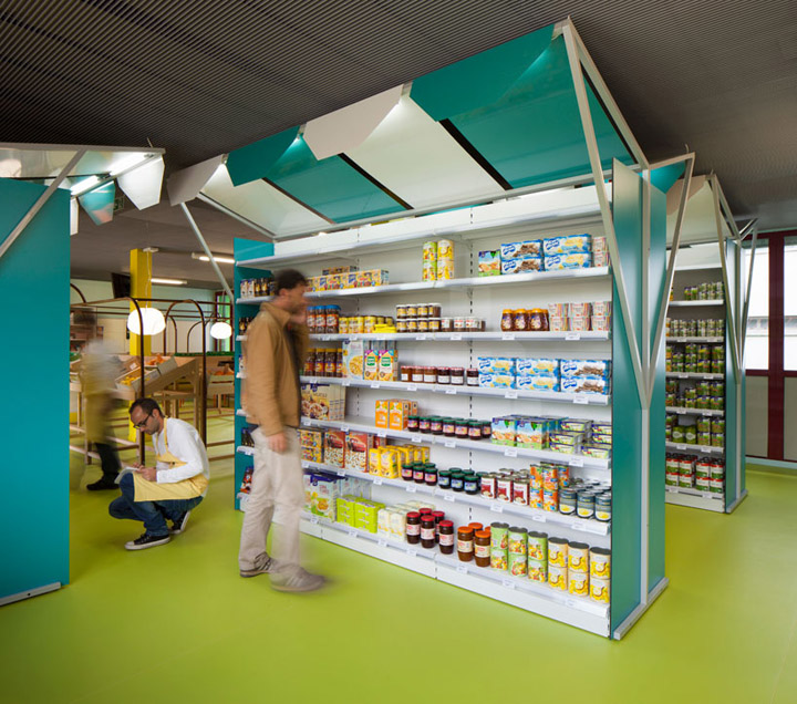 Дизайн маленького магазина продуктов