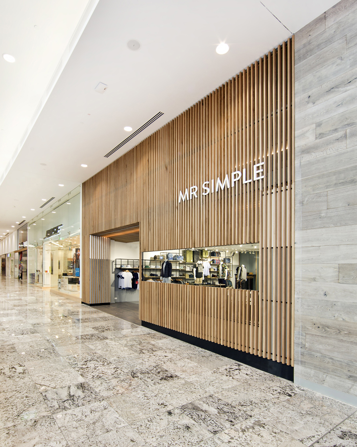 Оформление салона модного дома Mr Simple в Австралии