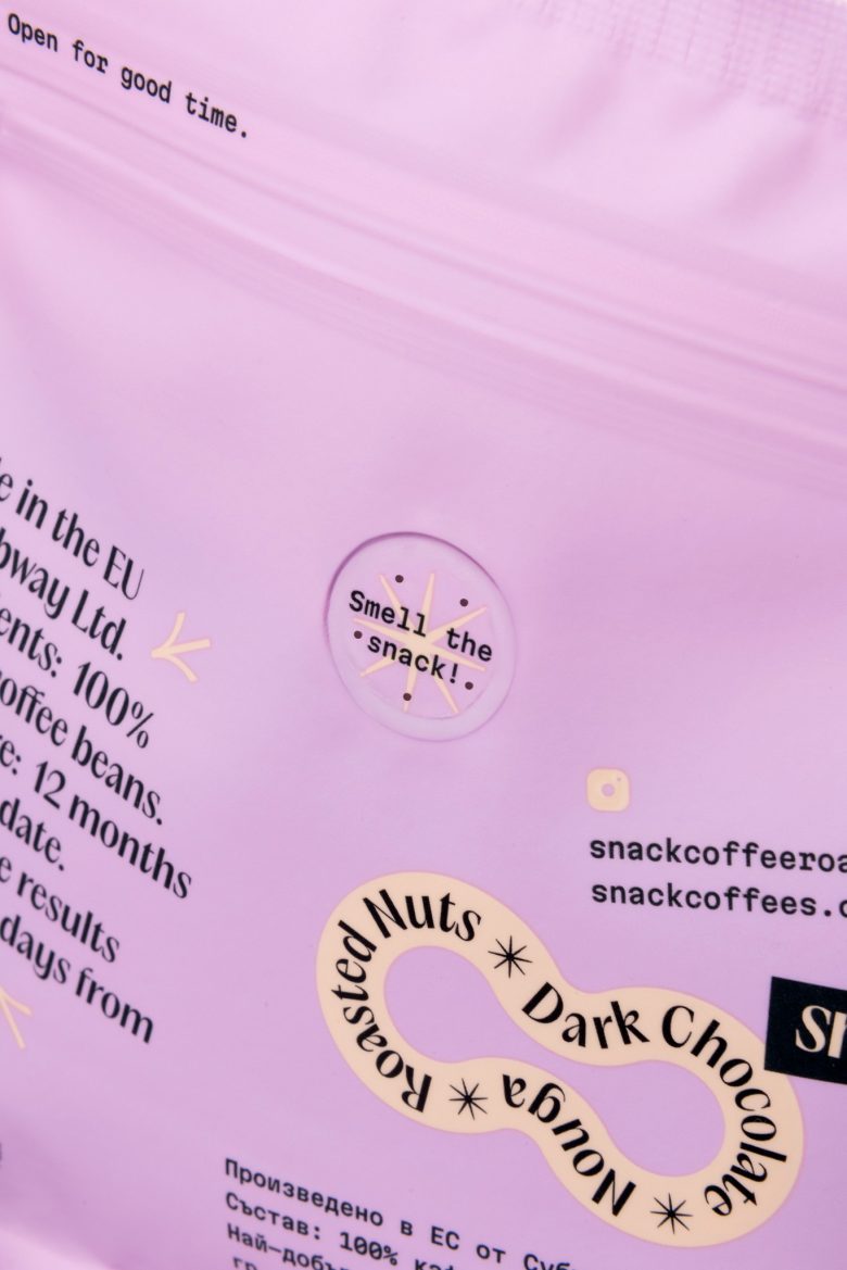 надписи на мягкой упаковке snack