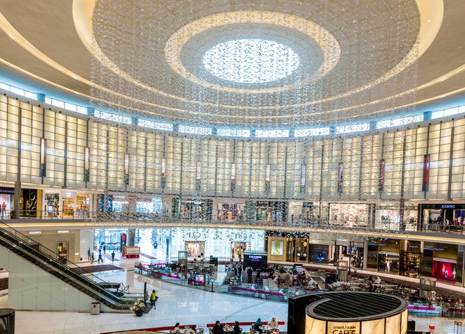 Необычный торговый центр в Дубае