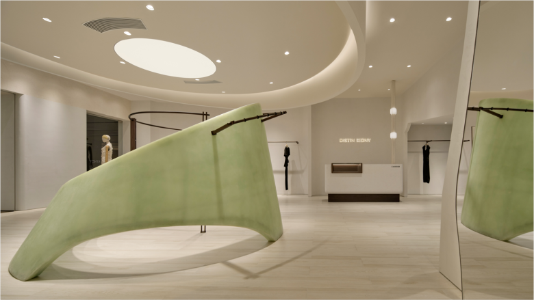 фигурные витрины Distin Kidny