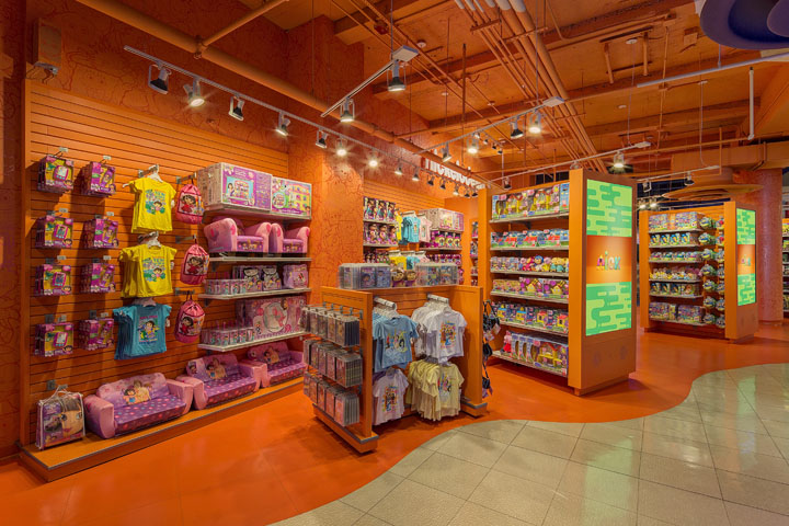 Уникальный магазин цифровых игрушек Nickelodeon в Нью-Йорке