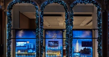 Чарующее новогоднее оформление витрин ювелирного дома Asprey от студии Lucky Fox в Лондоне