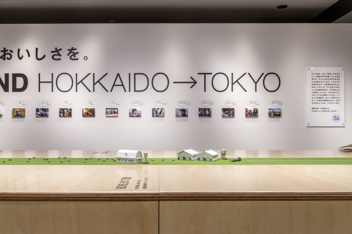 Оформление магазина молочных продуктов в Токио, Япония: производство в макетах. Фото 1