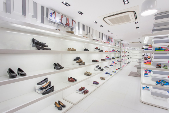 Прекрасный дизайн магазина обуви Osaka в Китае
