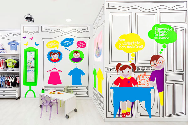 Уникальный магазин детской одежды Piccino в Валенсии