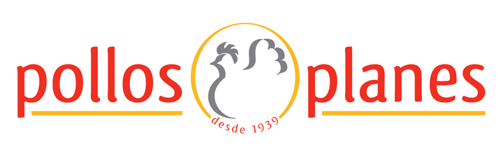 Логотип продуктового магазина Pollos Planes в Испании