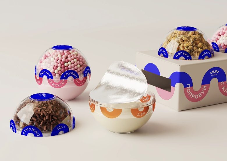 половинки шариков MALLOW yogurt