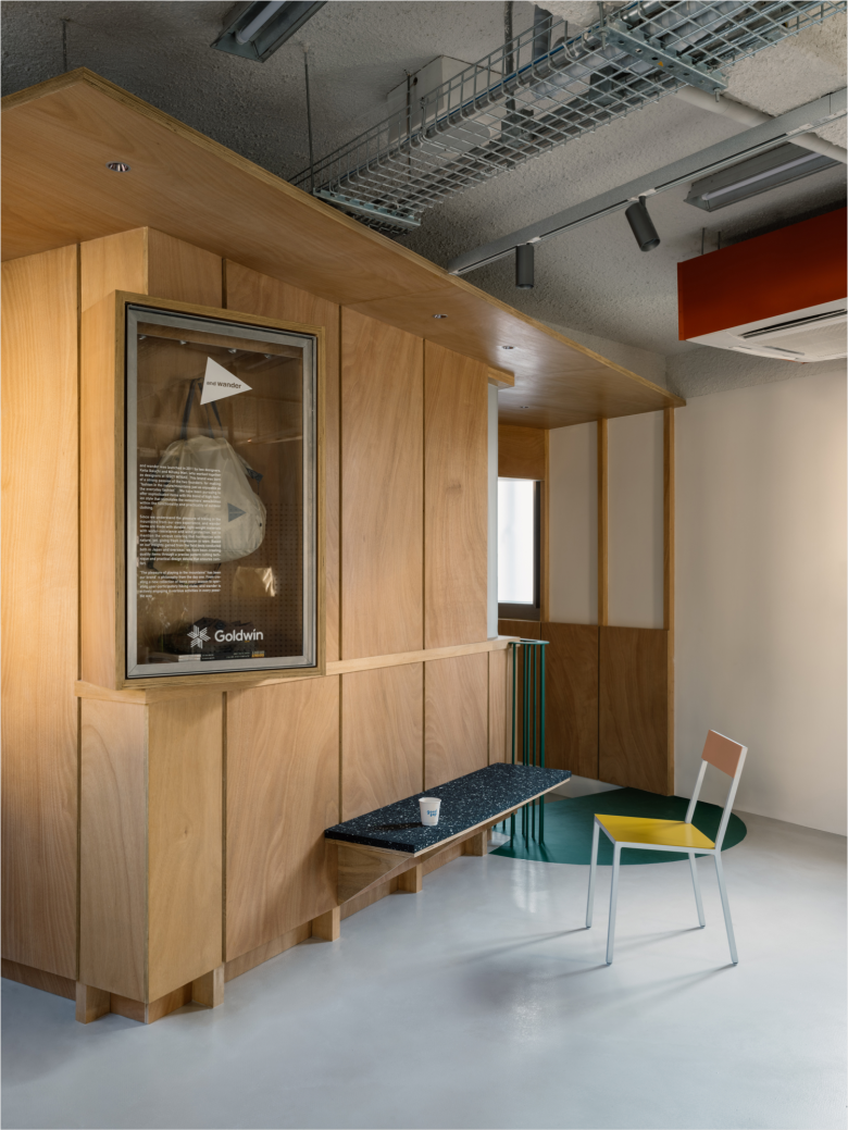 примерочные с лавочкой Element store