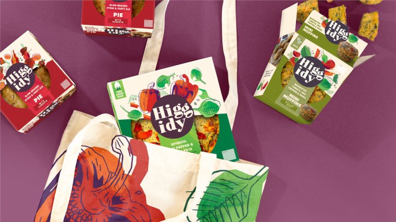 продукция Higgidy rebranding в шопере