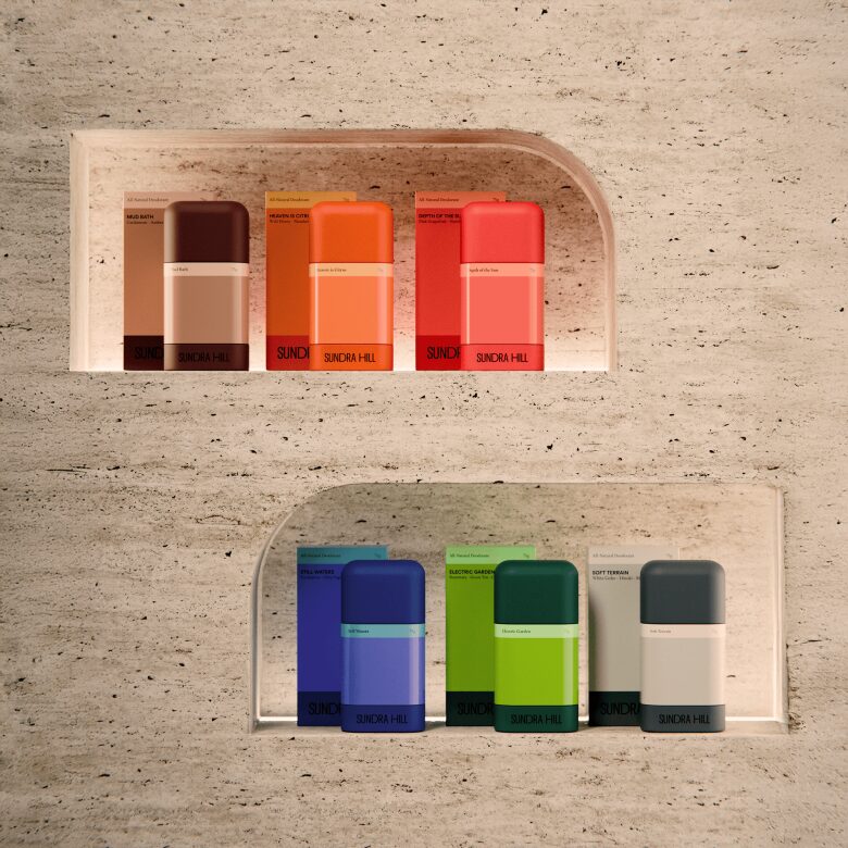 продукция Sundra Hill на каменных полках