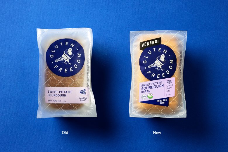 продукция Venerdi на синем фоне