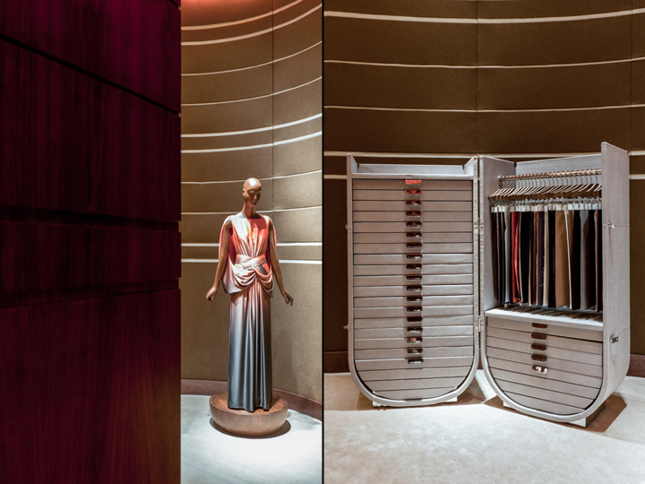 Замечательный дизайн интерьера магазина одежды Qela в Катаре