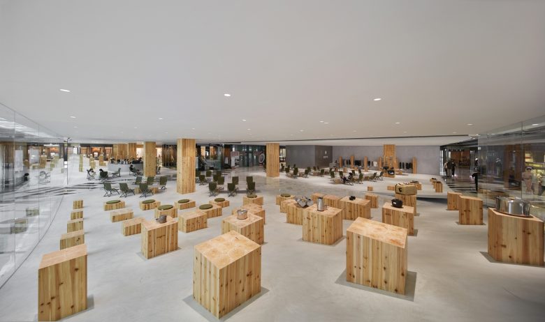 рабочее пространство Snow Peak вид сверху