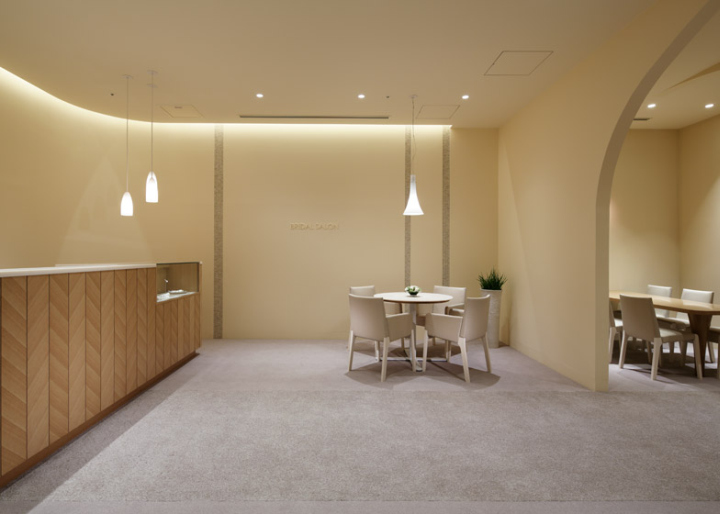 Креативный свадебный салон от Ryo Matsui Architecs в Японии