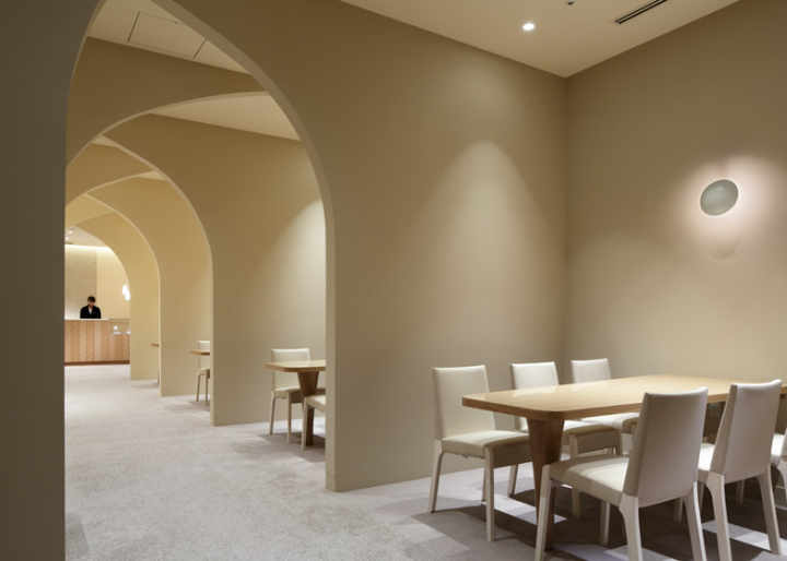Красивый дизайн свадебного салона от Ryo Matsui Architecs в Японии