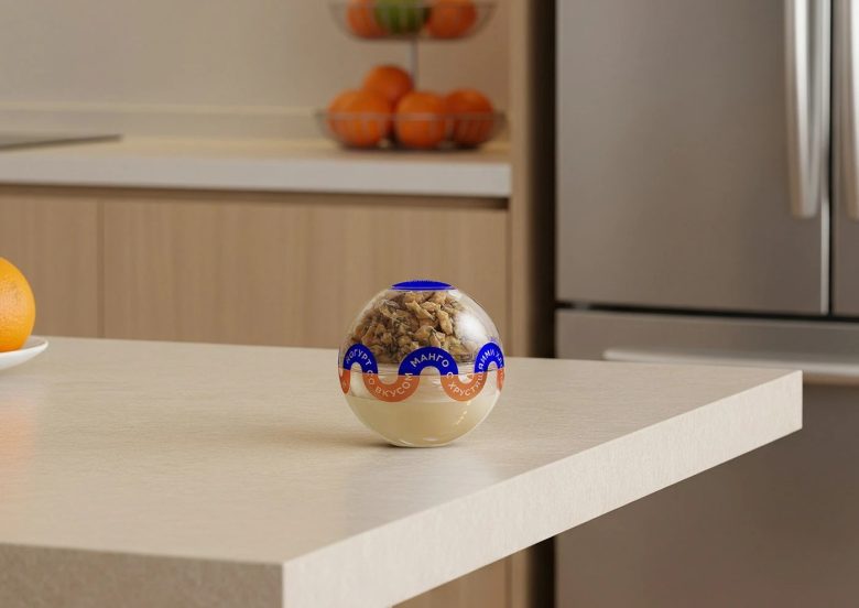 шарик MALLOW yogurt на столе