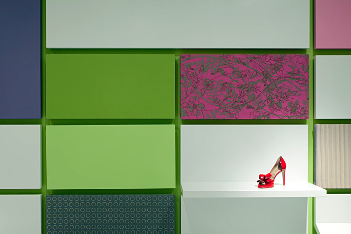Шикарный дизайн интерьера магазина Shoebox от Sergio Mannino Studio в Нью-Йорке