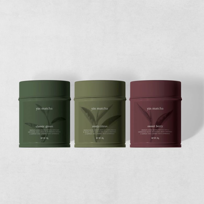 три баночки Yin Matcha