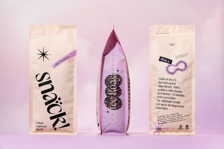 три мягкие упаковки snack