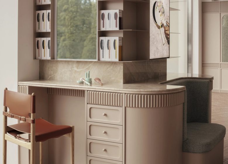 трюмо с витриной Living Beauty