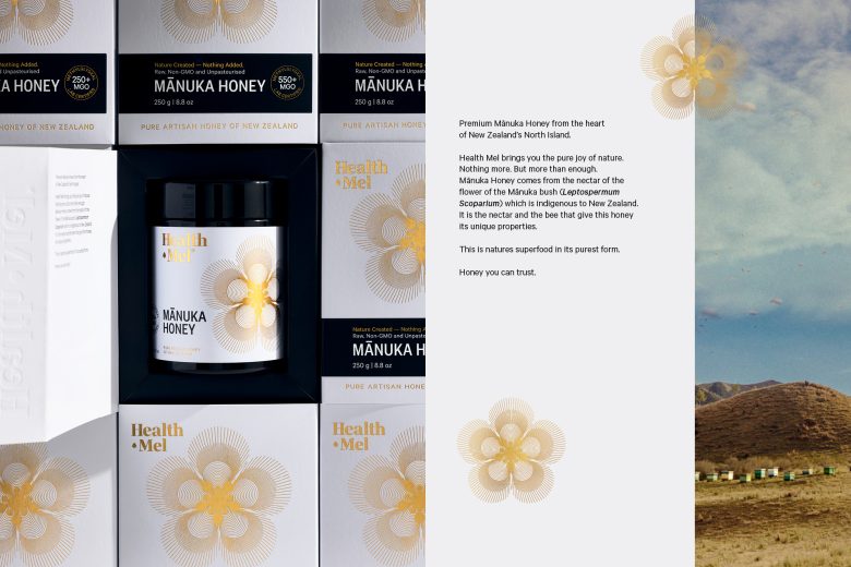 упаковки с баночками внутри Health Mel Manuka Honey
