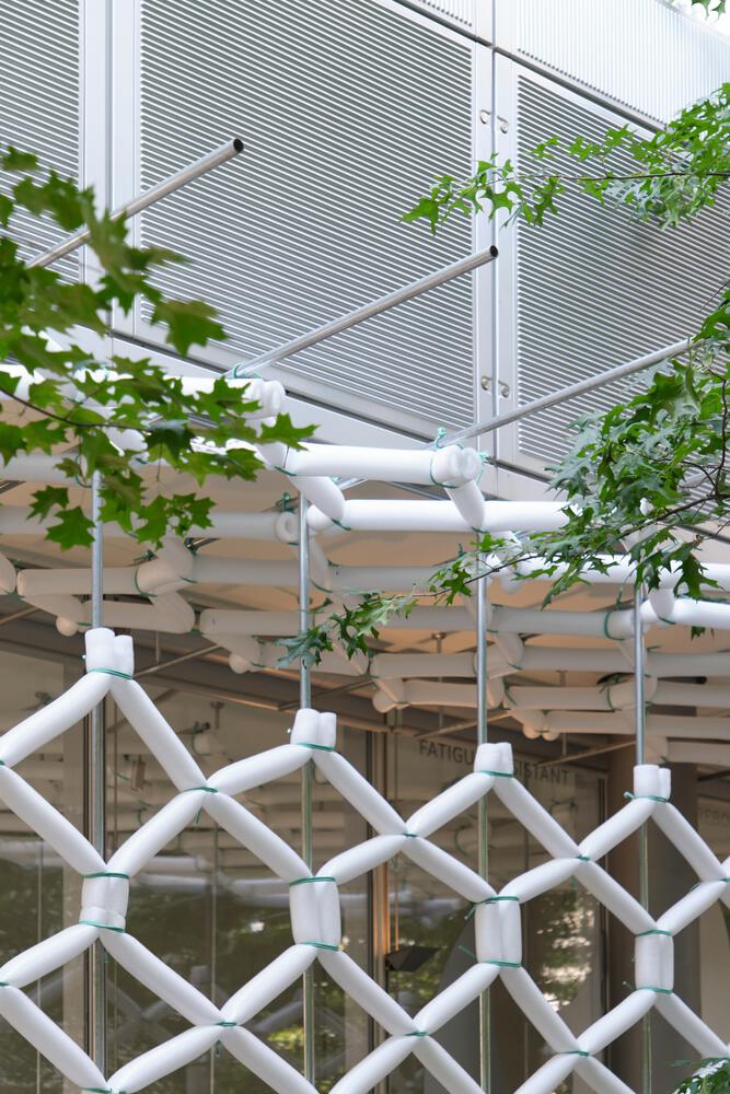 вид оформления уличной зоны STARAY крепления