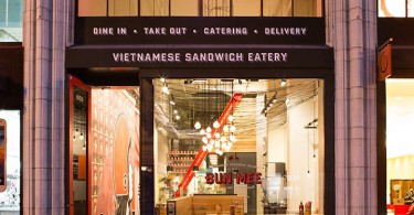 Экстерьер сэндвич-магазина Bun Mee в Сан-Франциско
