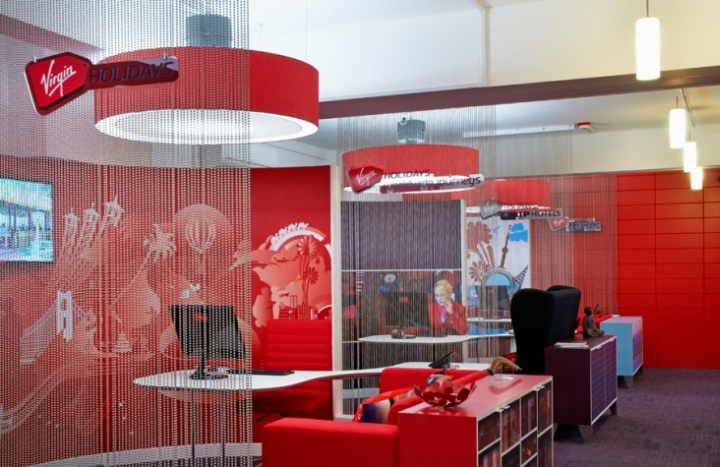 Красивый интерьер детского магазина Virgin Holidays в Лондоне